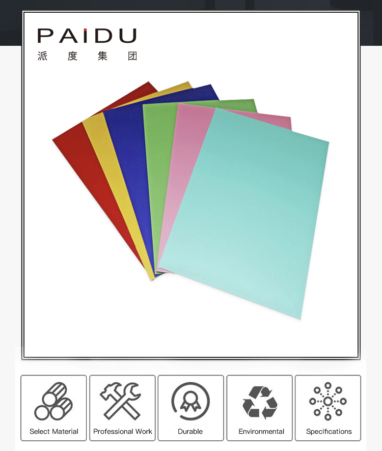 Paidu Group Environmentally Flexible Waterproof Acid Resistant Materials Plastic ABS Matt Sheet
