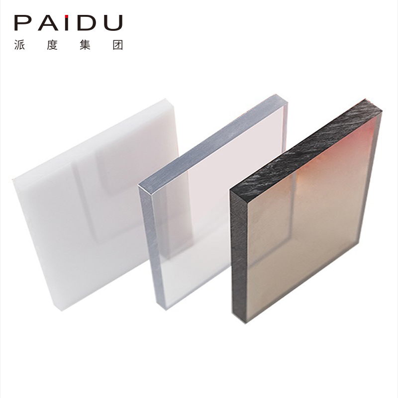 Paidu Group Top quality Super Clear all color no fade opal white flat waterproof 1220*2440mm 10mm cast acrylic sheet