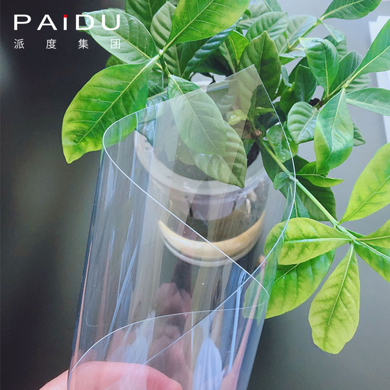 Paidu Group 0.1 0.2 0.3 mm Pvc Thin Plastic Sheet 0.5mm Rigid PVC Clear Sheet Roll