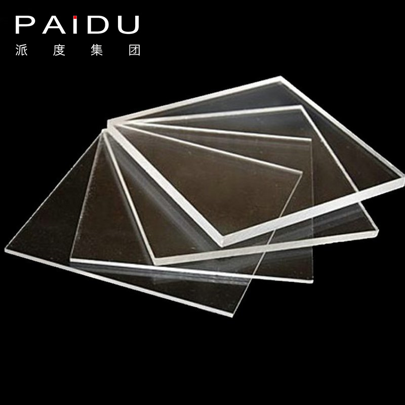 Paidu Group white lighting silver sign board pattern laser cut gold mirror thin acrylic sheet