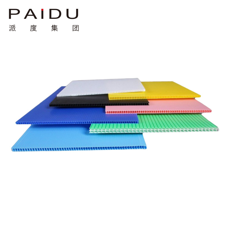 Paidu Group Factory Lowes Coroplast Corflute Correx Board Sheets Floor Protection Fluted Polypropylene Danpla PP Plastic Correx Sheet