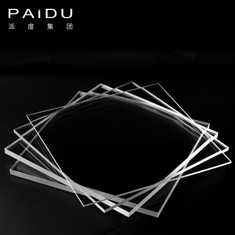 Paidu Group white lighting silver sign board pattern laser cut gold mirror thin acrylic sheet