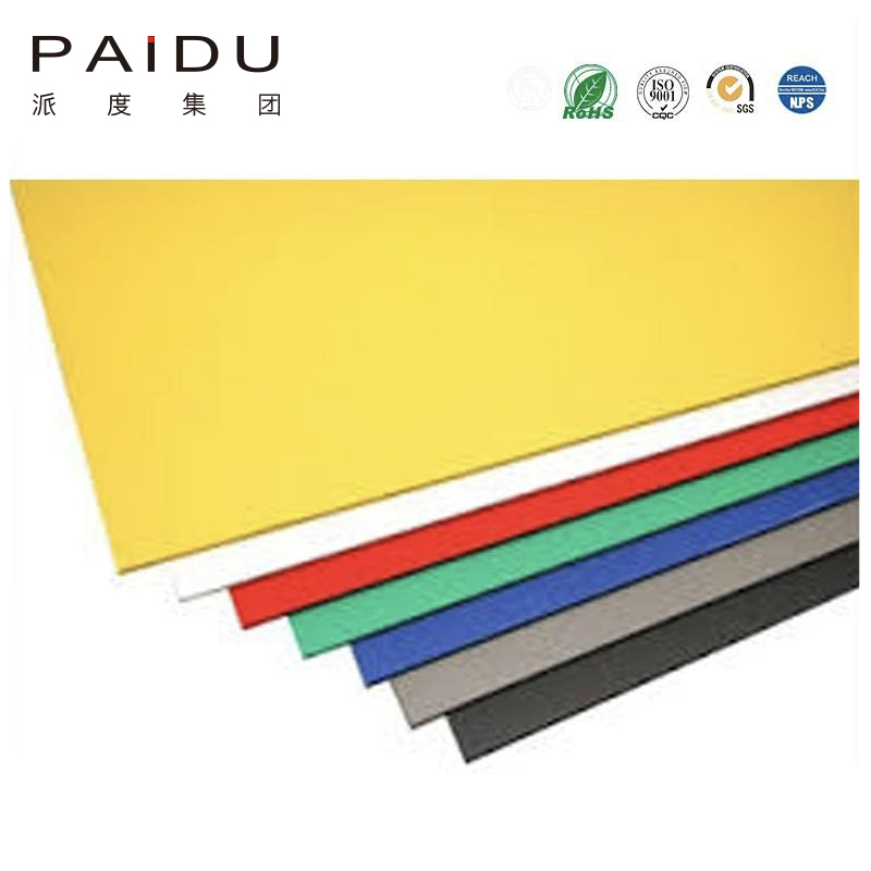 Paidu Group Excellent quality hard plastic black ABS sheet