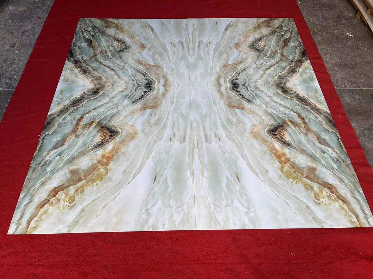 Custom size decroative sheet PVC Marble Interior UV Board Paidu Supplier