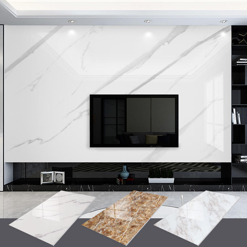 Paidu Group High Gloss Marble UV Sheet 1220*2440*3mm PVC Sheet Waterproof Panel for Interior Decoration