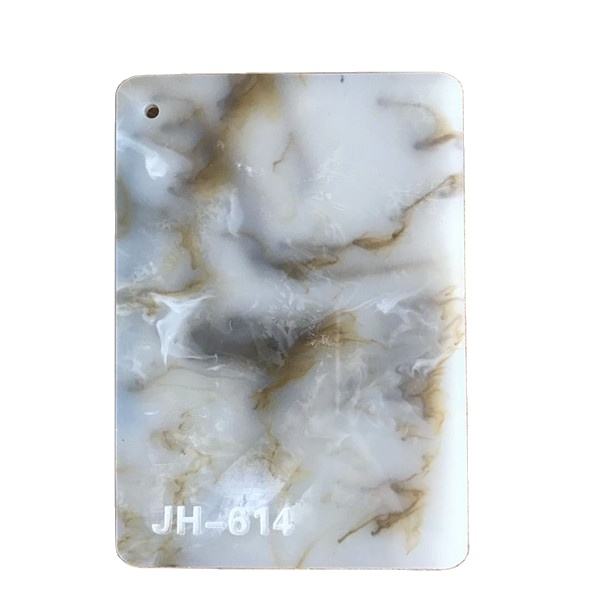 Paidu New 3mm UV Marble Acrylic Plastic Ceiling Translucent decorative 3D PVC Sheet Wall Covering Panel Board